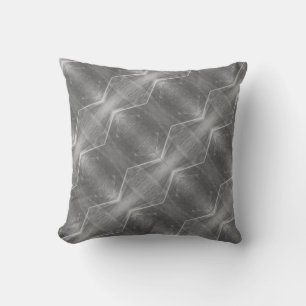 Silver Gray Throw Cushion