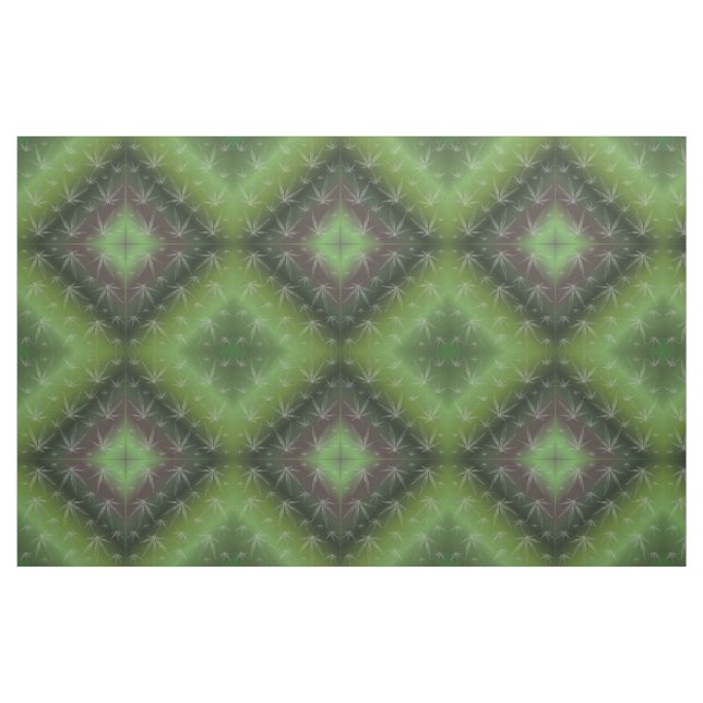 silver green leaf Fabric, colorful house textile Fabric (Fat Quarter)