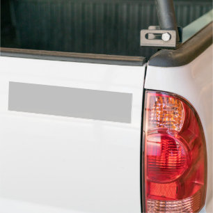 Silver Grey Bumper Sticker