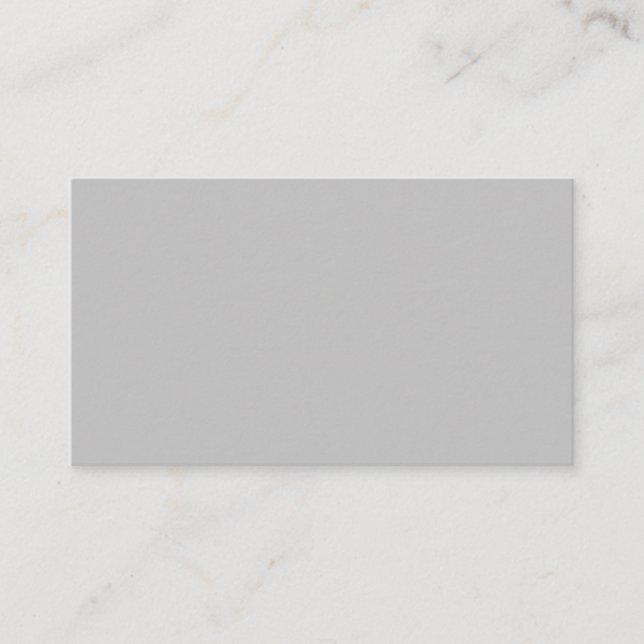 Silver Grey Business Card (Front)