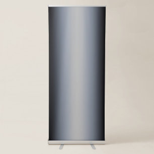Silver Grey Column Style Gradient Retractable Banner