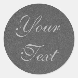 Silver Grey Custom Envelope Seals with Text