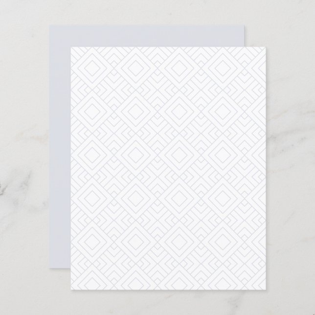 Silver Grey Diamond Square Scrapbook Paper (Front/Back)
