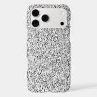 Silver grey glitter faux sparkles