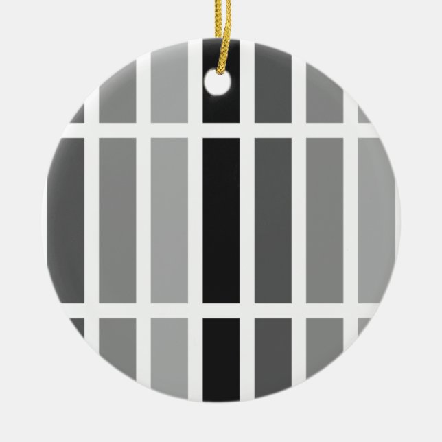 Silver Grey Hues Ceramic Tree Decoration (Front)