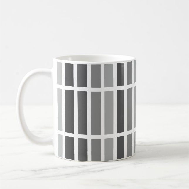 Silver Grey Hues Coffee Mug (Left)