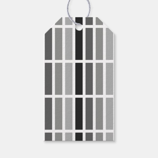 Silver Grey Hues Gift Tags (Front)