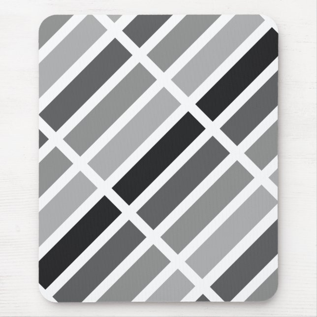 Silver Grey Hues Mouse Mat (Front)
