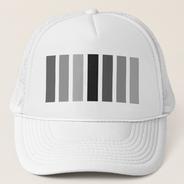 Silver Grey Hues Trucker Hat (Front)