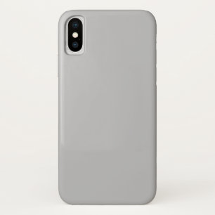 Silver Grey iPhone X Case