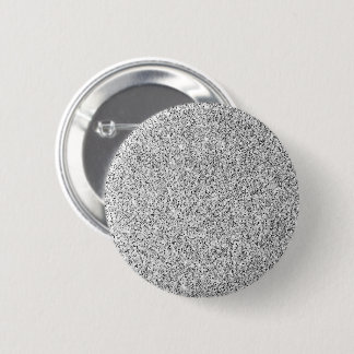 Silver grey light glitter sparkles 6 cm round badge