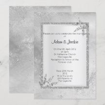 Silver Grey Marble ELEGANT CLASSY WEDDING