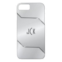 Silver Grey Metallic Design-Stainless Steel Look