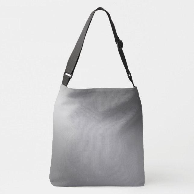 silver grey moonlight ombre effect  crossbody bag (Back)