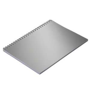 Silver Grey  moonlight ombre effect  Notebook