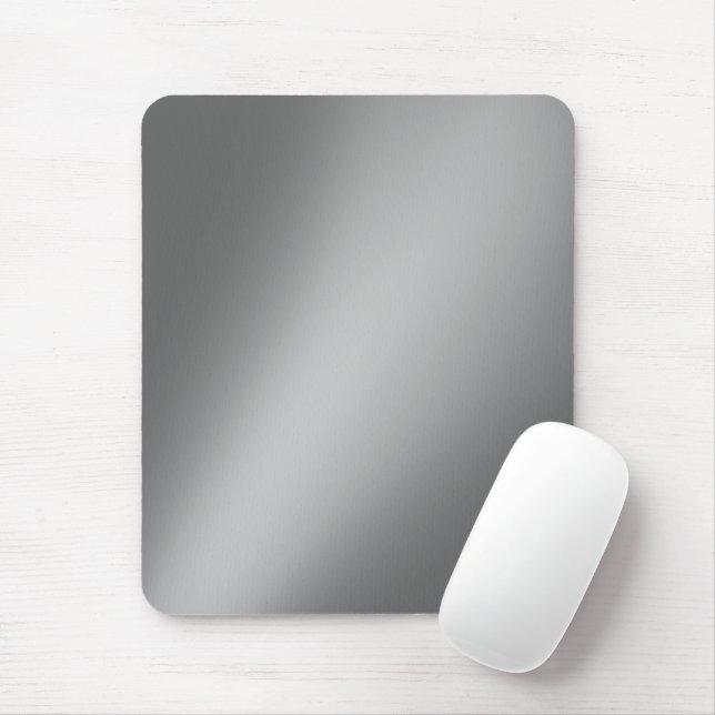 Silver Grey  moonlight ombre  Mouse Mat (With Mouse)