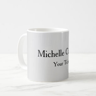 Silver Grey Professional Unique Classical Simple Coffee Mug