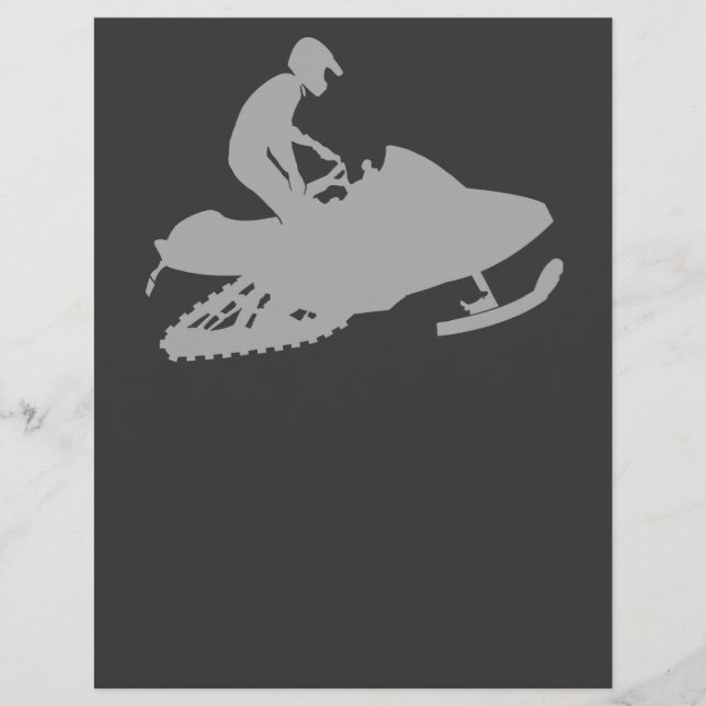 Silver Grey Snowmobiler (Front)