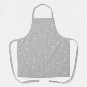 Silver Grey Starlight Apron