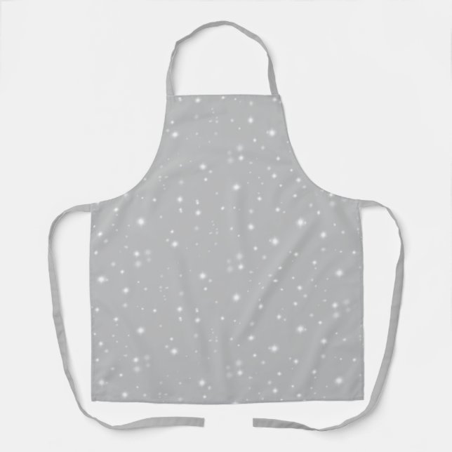 Silver Grey Starlight Apron (Front)