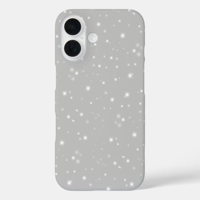 Silver Grey Starlight Case-Mate iPhone Case (Back)