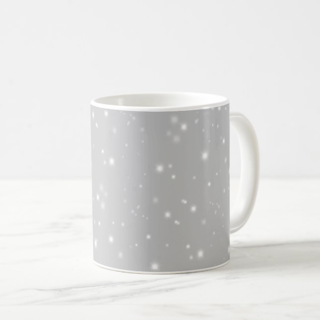 Silver Grey Starlight Coffee Mug (Front Right)