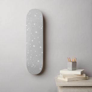 Silver Grey Starlight Skateboard