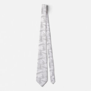 Silver Grey Wedding Tie Luxury Groom Style