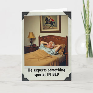 Silver Haired Fathers Day Card