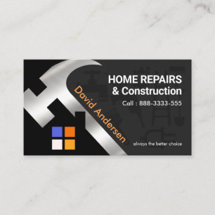 Silver Hammer Roof Handyman Business Card