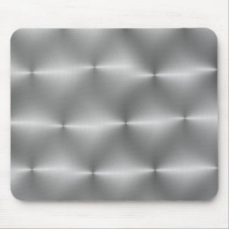 silver handbrushed mouse mat