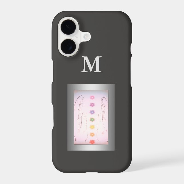 Silver Healing Hands monogram (Back)