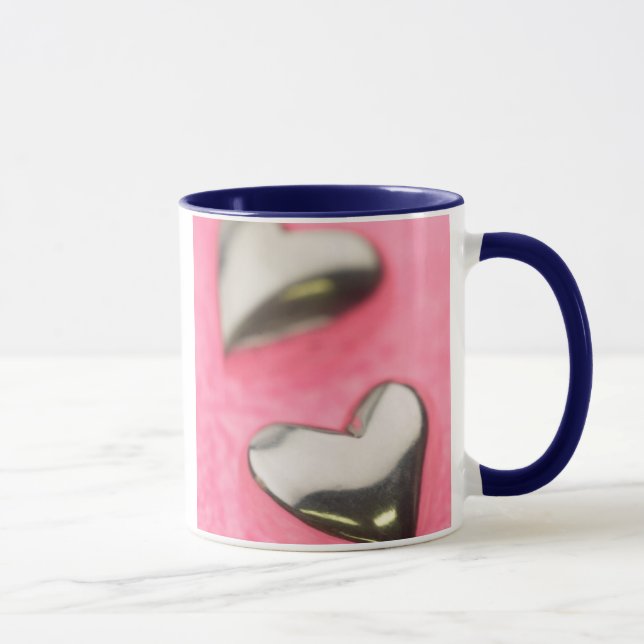 Silver Hearts Mug (Right)