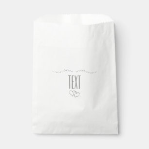 Silver Hearts & Sparkle Bridal Shower Favour Bags