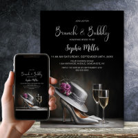 Silver High Heel Shoes Brunch and Bubbly