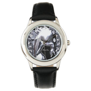 Silver Horse Watch