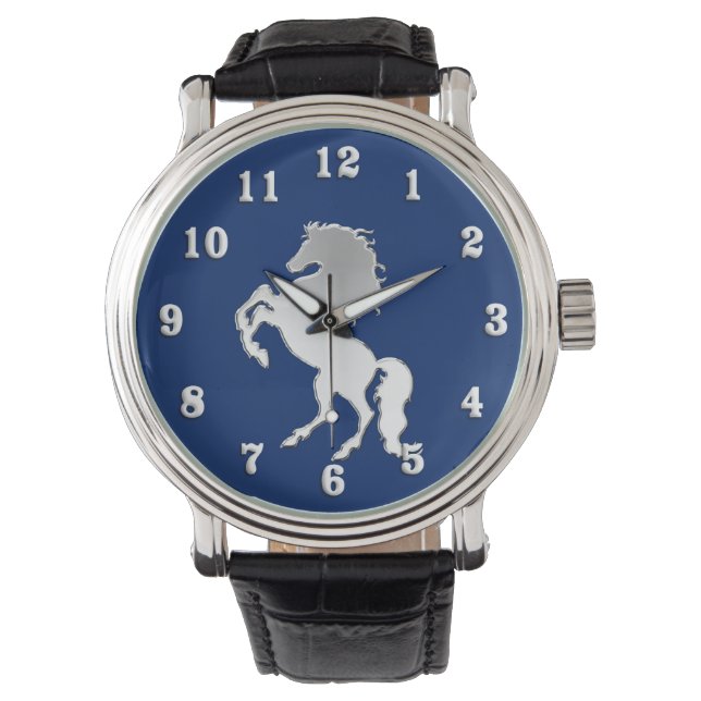 Silver Horse Watch (Front)