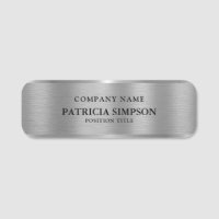Silver Hue Brushed Metallic Design Professional