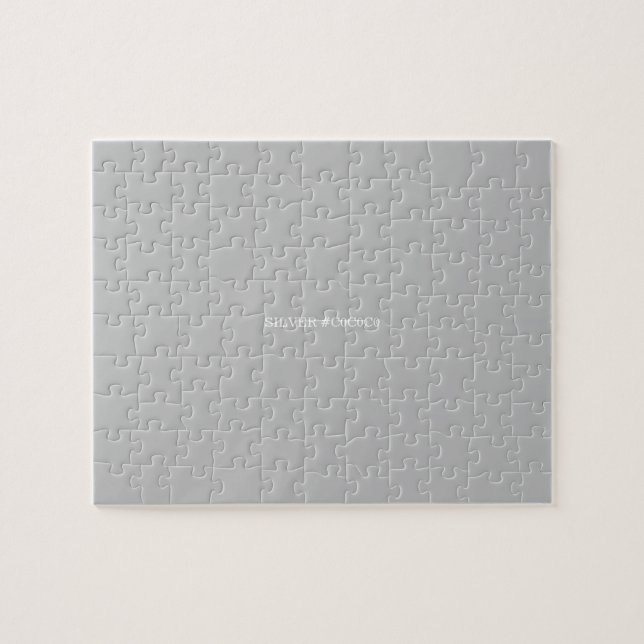 silver jigsaw puzzle (Horizontal)