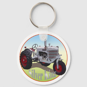 Silver King Tractor Key Ring