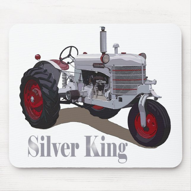 Silver King Tractor Mouse Mat (Front)
