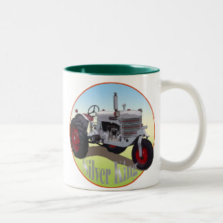 Silver King Tractor Two-Tone Coffee Mug