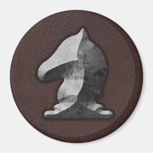 Silver Knight - Zero Gravity Chess (SLS) Magnet