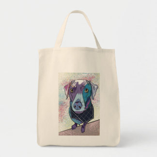 Silver Lab Tote Bag