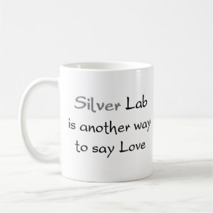 silver lab way coffee mug