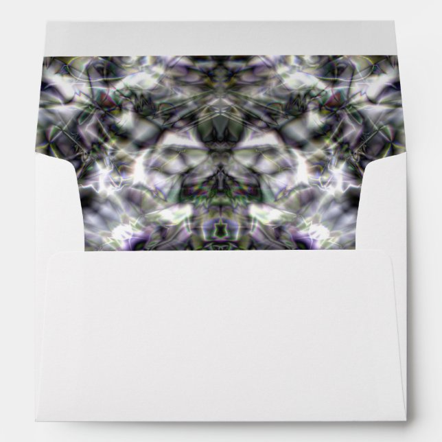 Silver Lace Envelope (Back (Bottom))