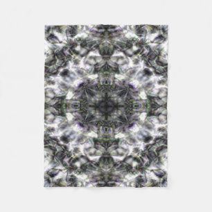 Silver Lace Fleece Blanket