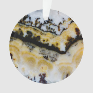 Silver Lace Onyx Ornament