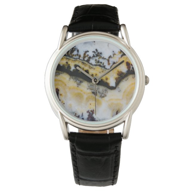 Silver Lace Onyx Watch (Front)