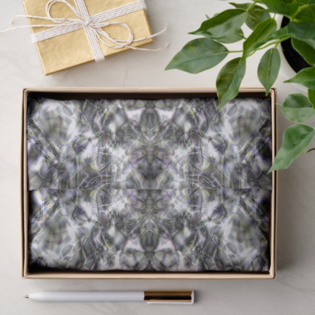 Silver Lace Tissue Paper (Gift)